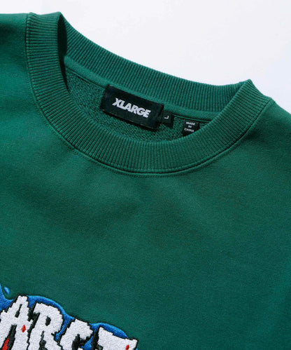 GRAFFITI EMBROIDERY CREWNECK SWEAT