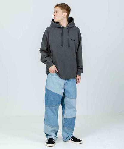PIGMENT CUT OFF PULLOVER HOODED SWEAT