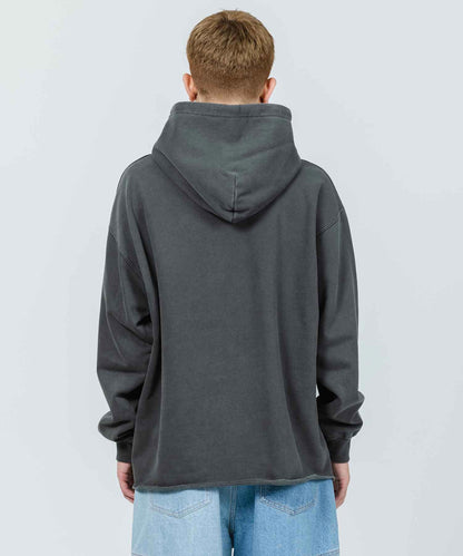 PIGMENT CUT OFF PULLOVER HOODED SWEAT