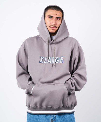 TAPED PULLOVER HOODED SWEAT