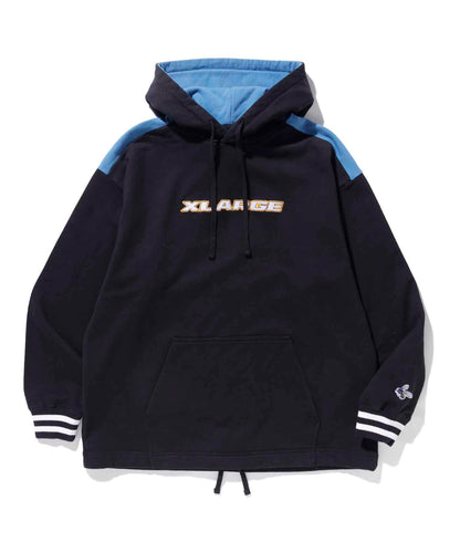 COLOR SCHEMED PULLOVER HOODED SWEAT