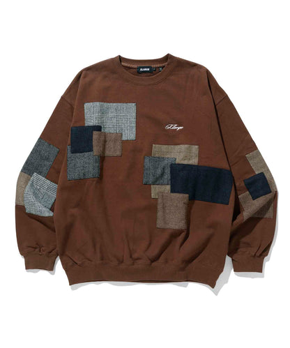 PATCH WORK CREWNECK SWEAT