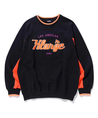 TEAM LOGO 2TONE CREWNECK SWEAT