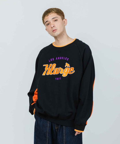 TEAM LOGO 2TONE CREWNECK SWEAT
