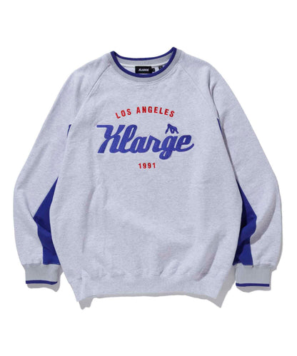 TEAM LOGO 2TONE CREWNECK SWEAT