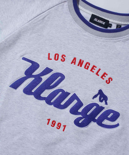 TEAM LOGO 2TONE CREWNECK SWEAT