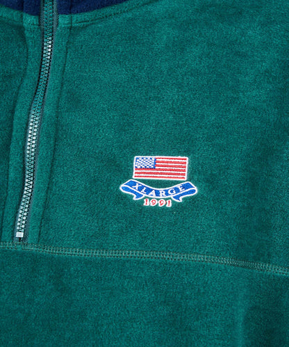 HALF ZIP FLEECE PULLOVER