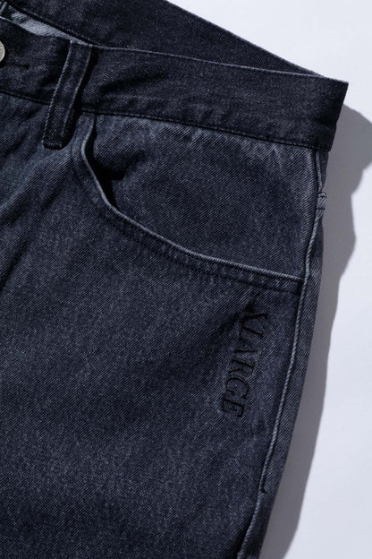 PANELED WORK DENIM PANTS