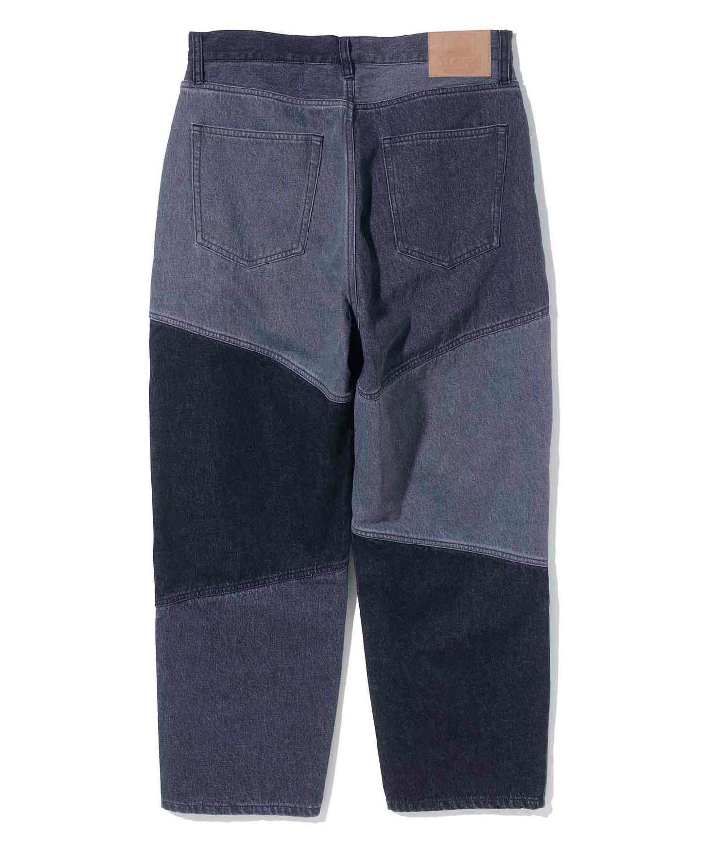 PANELED WORK DENIM PANTS