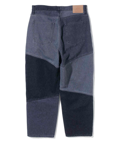 PANELED WORK DENIM PANTS