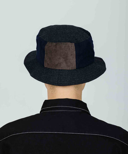 PANELED WOOL HAT