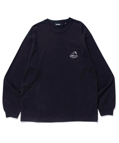 EMBROIDERY SLANTED OG L/S POCKET TEE