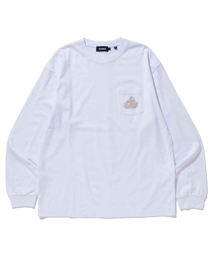 EMBROIDERY SLANTED OG L/S POCKET TEE