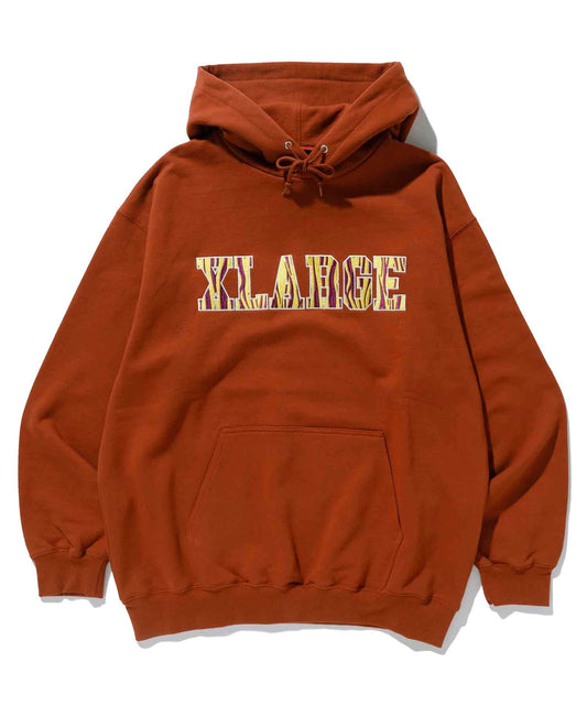 EMBROIDERY ZEBRA LOGO HOODED SWEAT