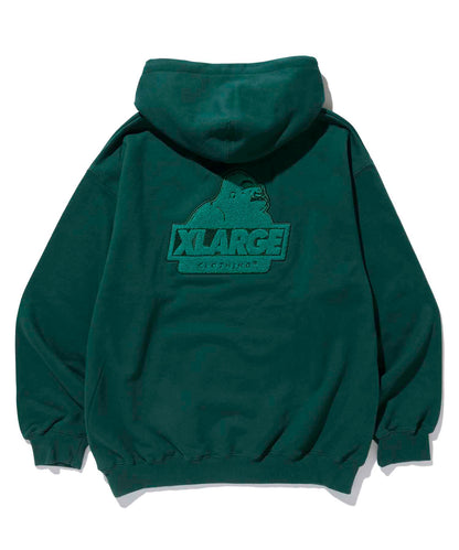 EMBROIDERY SLANTED OG PULLOVER HOODED SWEAT