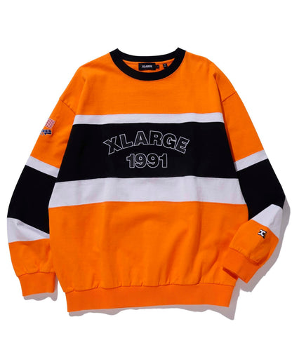 PANELED HEAVY WEIGHT L/S TEE