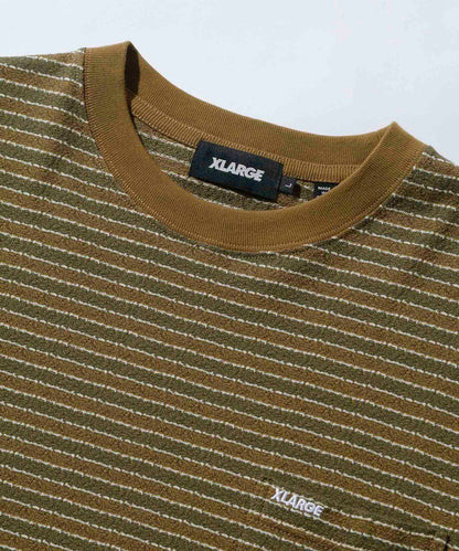 STANDARD LOGO S/S STRIPE POCKET TEE