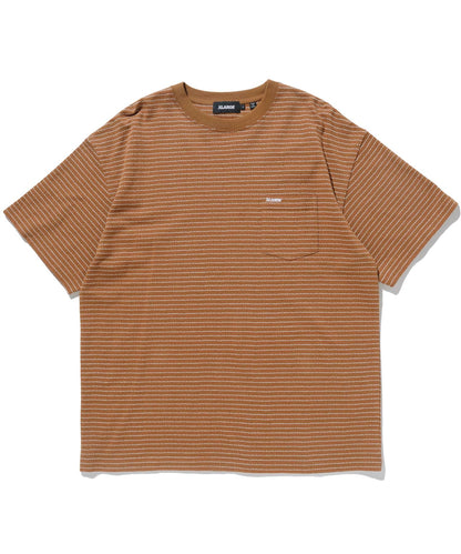 STANDARD LOGO S/S STRIPE POCKET TEE