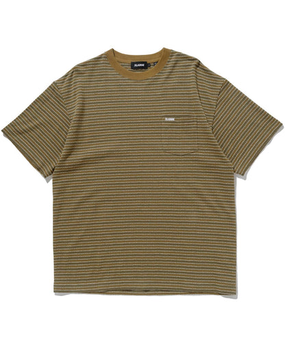 STANDARD LOGO S/S STRIPE POCKET TEE