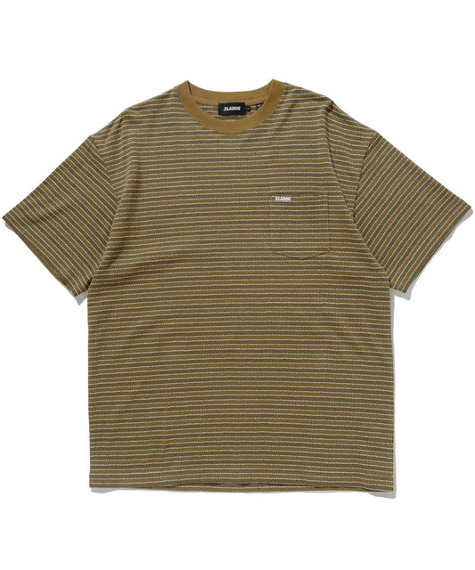 STANDARD LOGO S/S STRIPE POCKET TEE