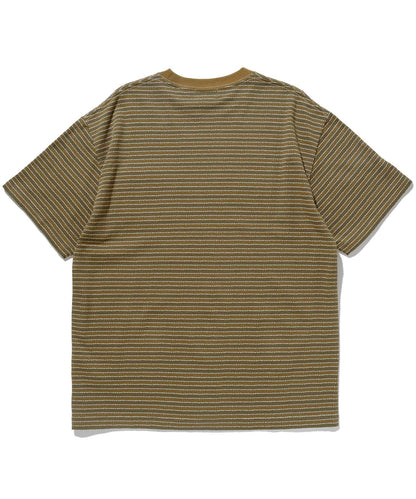 STANDARD LOGO S/S STRIPE POCKET TEE