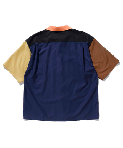CRAZY S/S OPEN COLLAR SHIRT