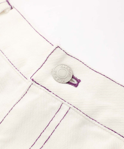 HARDLY WORKING CONTRAST STITCH WIDE PANTS