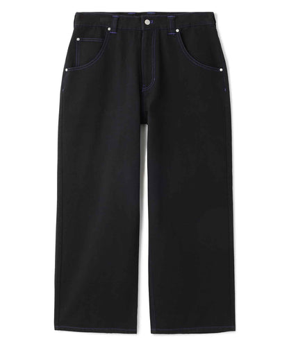 HARDLY WORKING CONTRAST STITCH WIDE PANTS