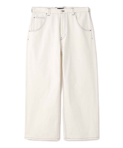 HARDLY WORKING CONTRAST STITCH WIDE PANTS