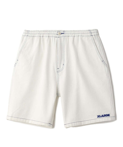 CONTRAST STITCH EASY SHORT PANTS