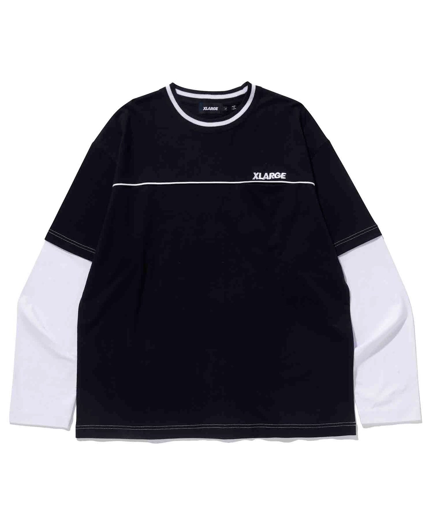 EMBROIDERY LAYERD L/S TEE