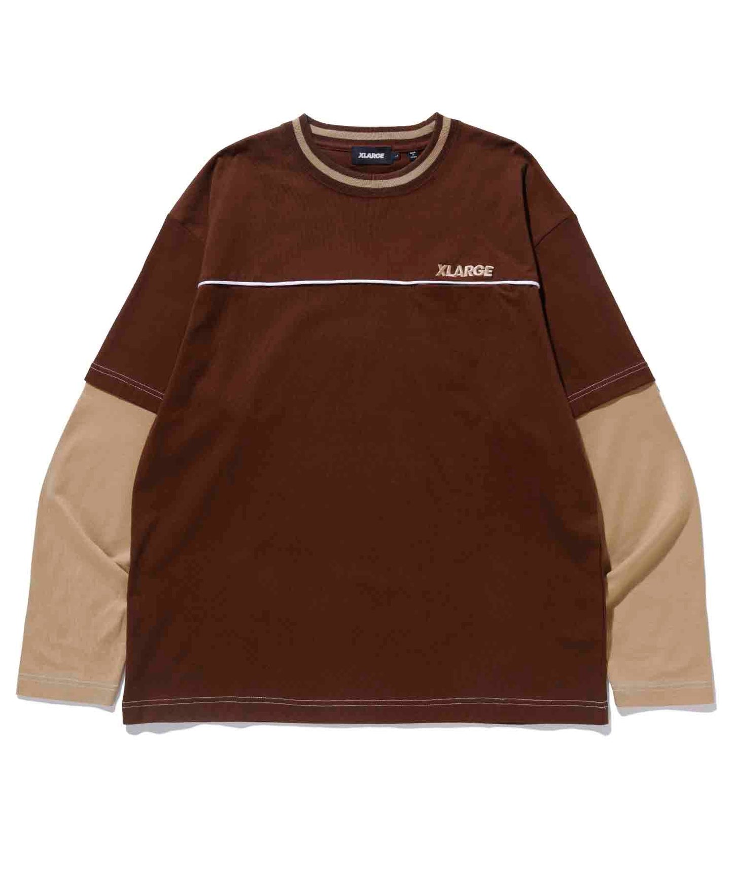 EMBROIDERY LAYERD L/S TEE