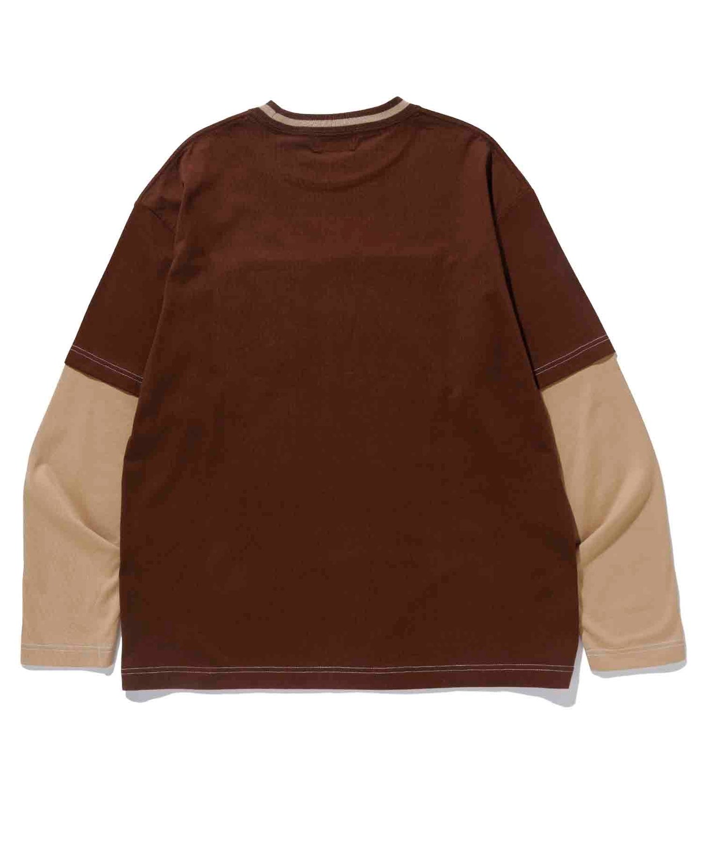 EMBROIDERY LAYERD L/S TEE