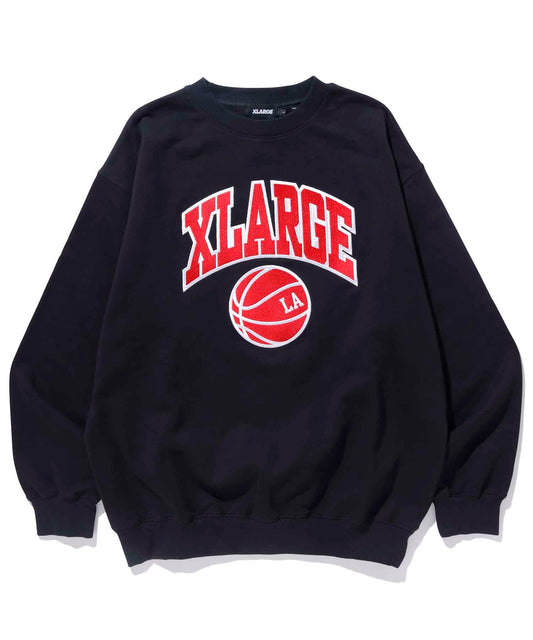 COLLEGE LOGO CREWNECK SWEAT