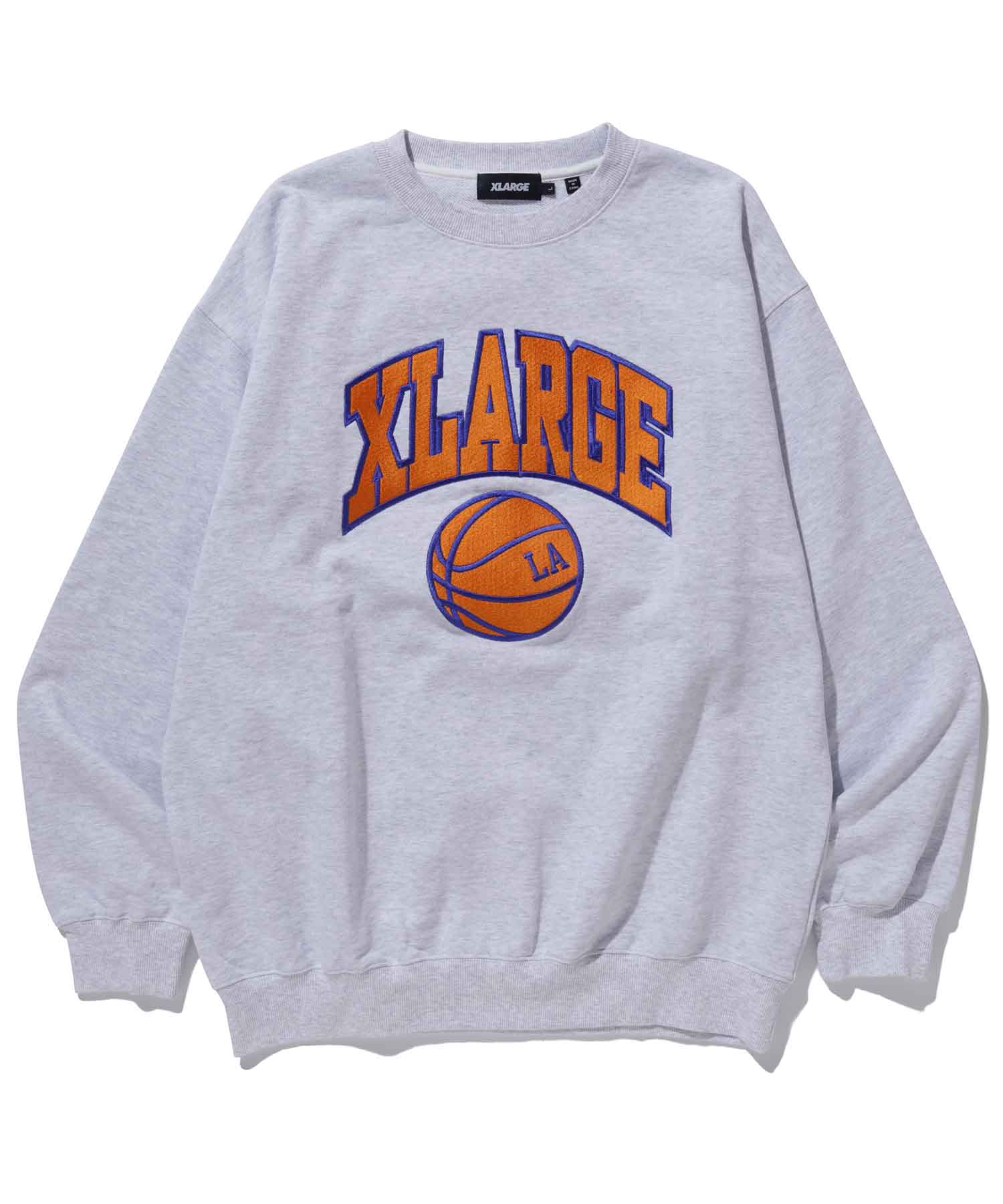 COLLEGE LOGO CREWNECK SWEAT