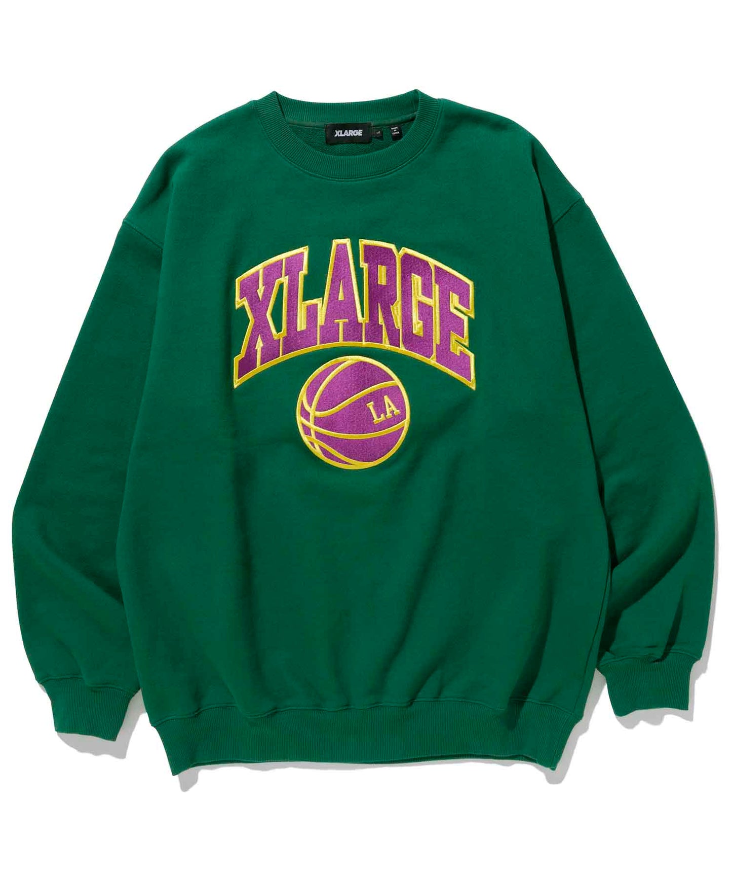 COLLEGE LOGO CREWNECK SWEAT