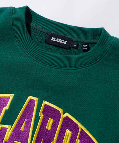 COLLEGE LOGO CREWNECK SWEAT