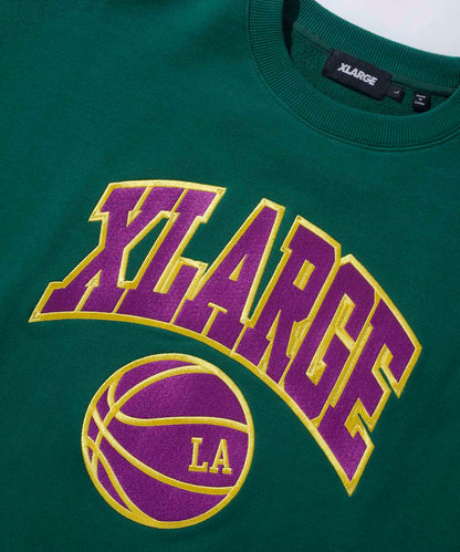 COLLEGE LOGO CREWNECK SWEAT