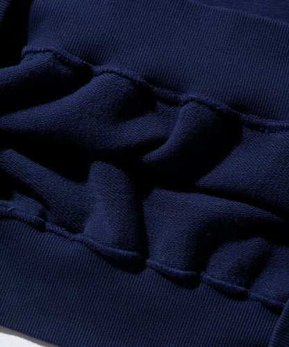 STRIPED SLEEVE TEAM LOGO CREWNECK SWEAT