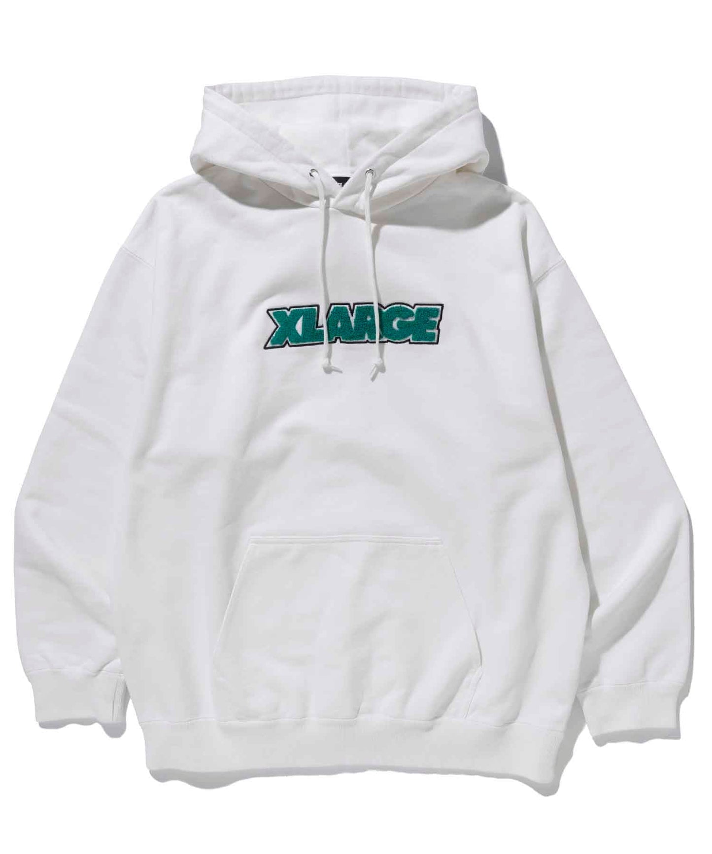 TWO TONE STANDARD LOGO PULLOVER HOODED SWEAT