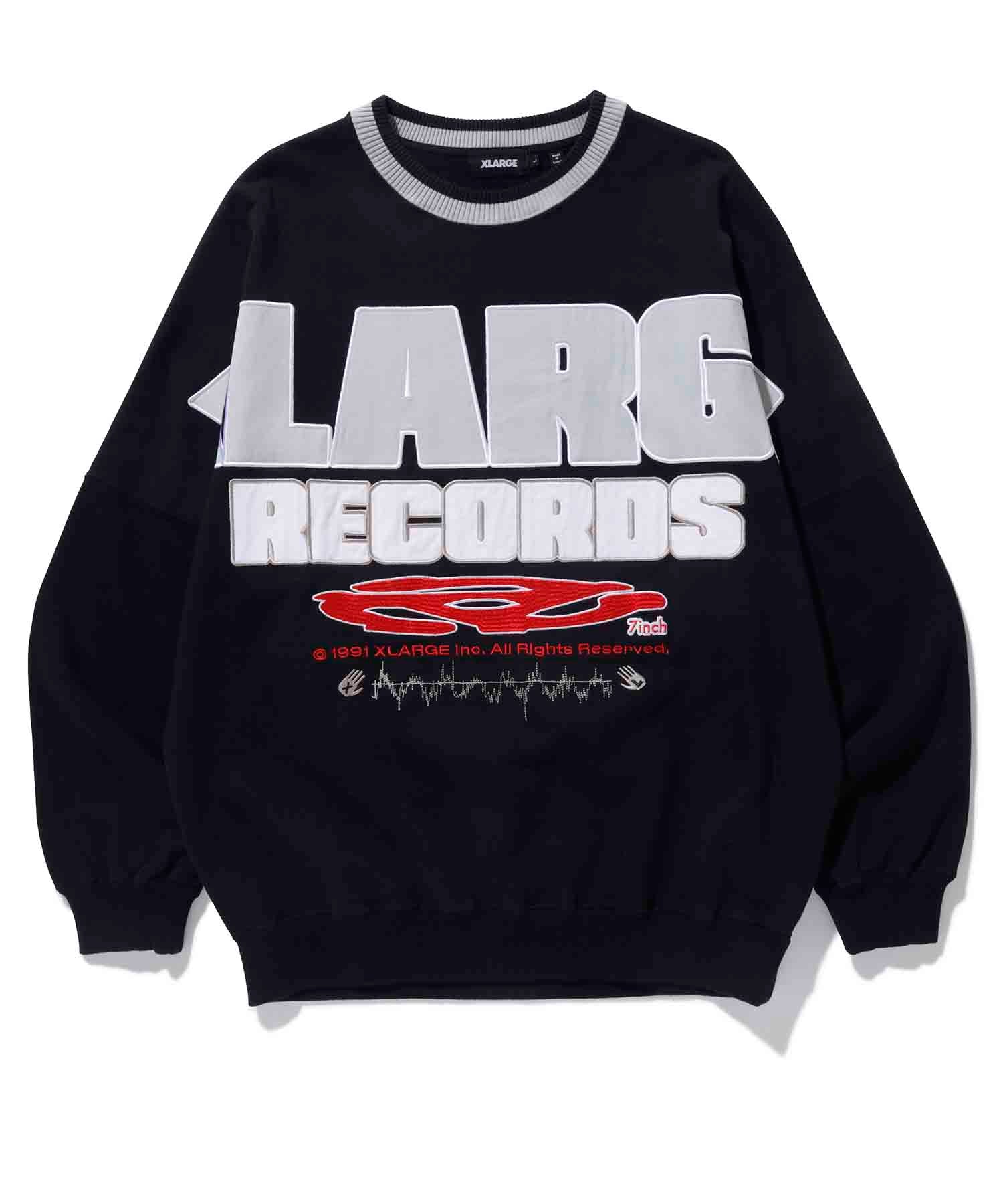 XLARGE RECORDS LOGO CREWNECK SWEAT