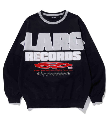 XLARGE RECORDS LOGO CREWNECK SWEAT