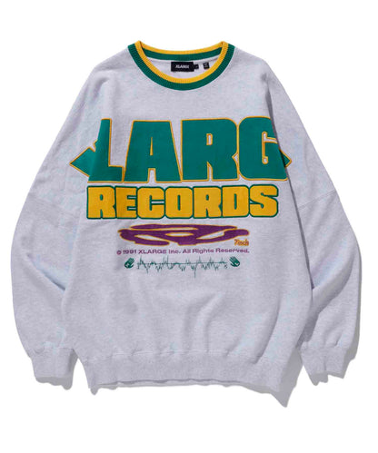 XLARGE RECORDS LOGO CREWNECK SWEAT