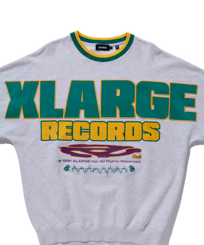 XLARGE RECORDS LOGO CREWNECK SWEAT