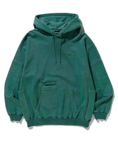 PIGMENT DYED WORK PULLOVER HOODED SWEAT