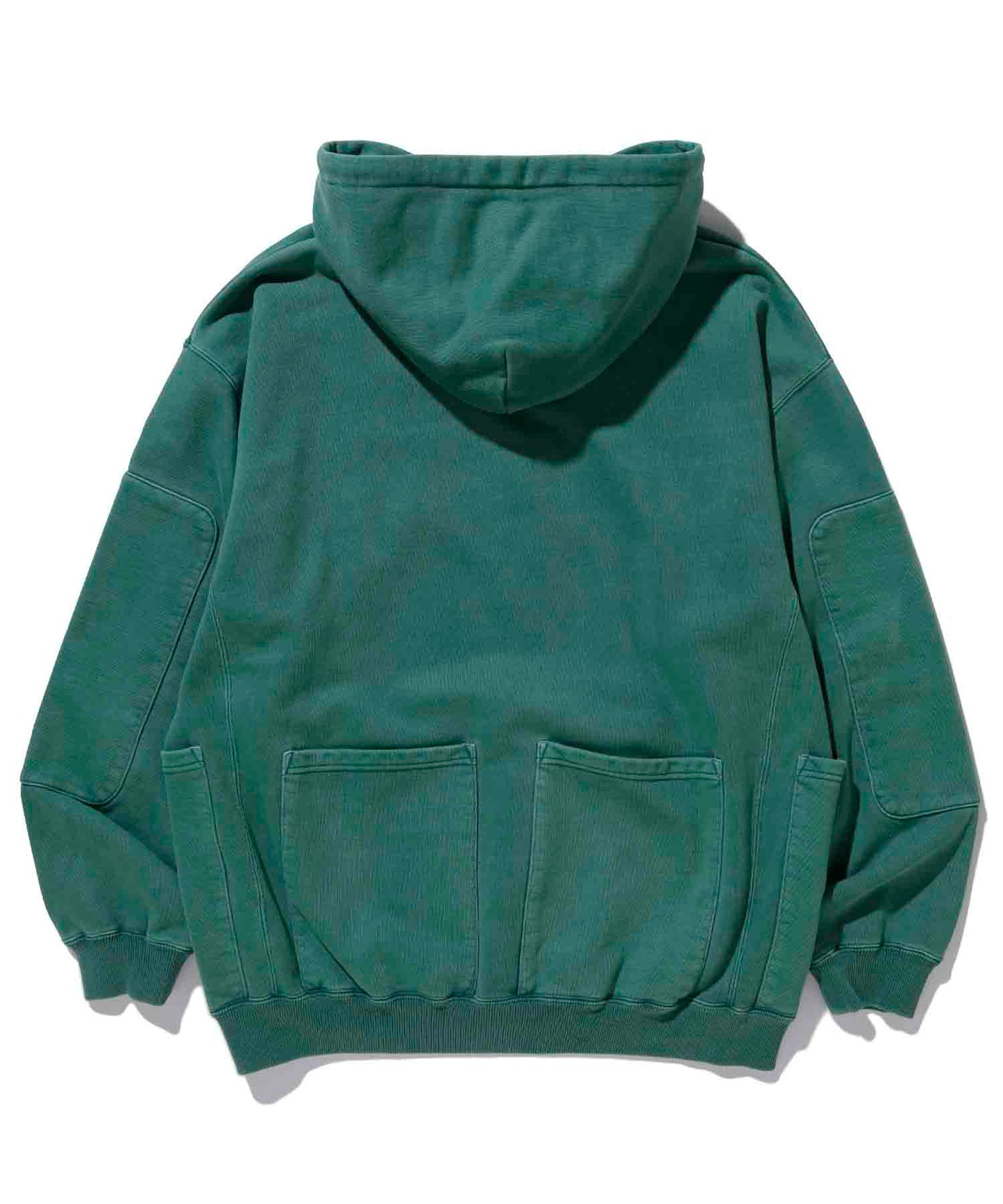 PIGMENT DYED WORK PULLOVER HOODED SWEAT