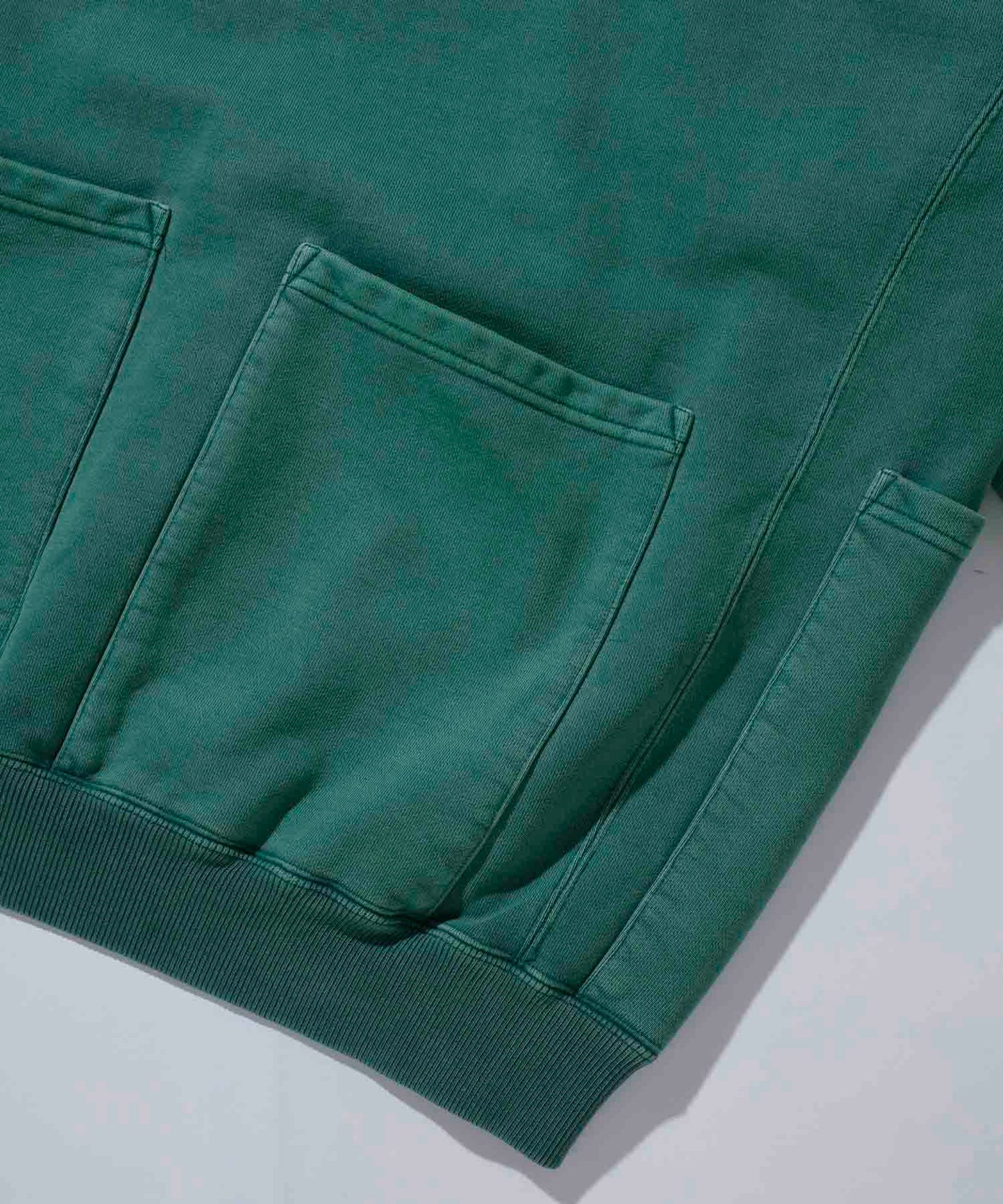 PIGMENT DYED WORK PULLOVER HOODED SWEAT