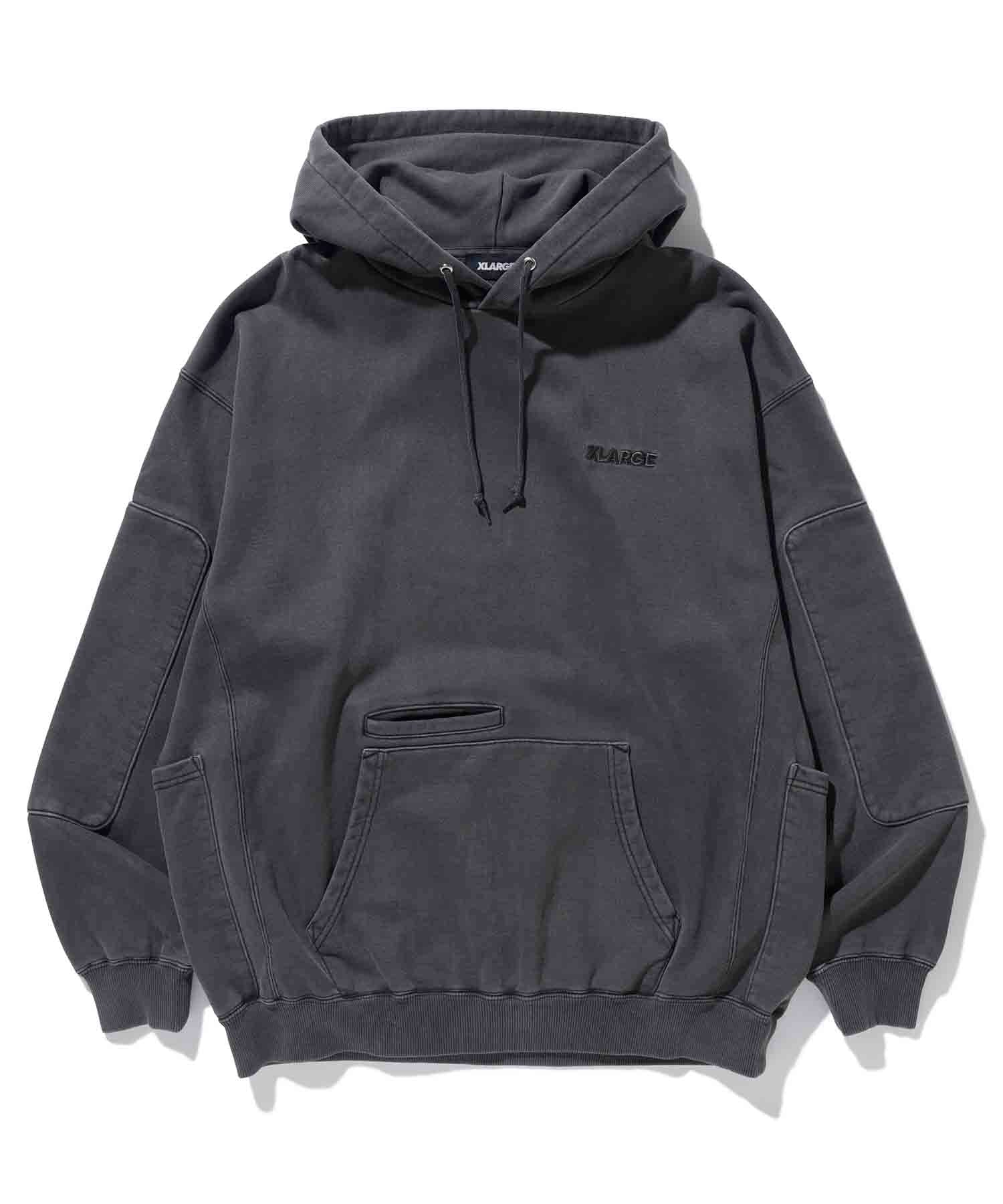 PIGMENT DYED WORK PULLOVER HOODED SWEAT