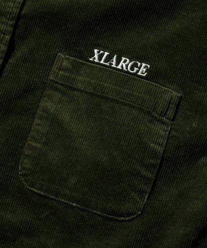 PANELED CORDUROY L/S SHIRT