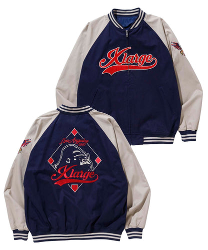 REVERSIBLE BASEBALL JACKET